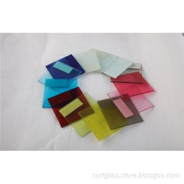 Outdoor Colorful Screen Printed Glass Acid Alkali Resistant